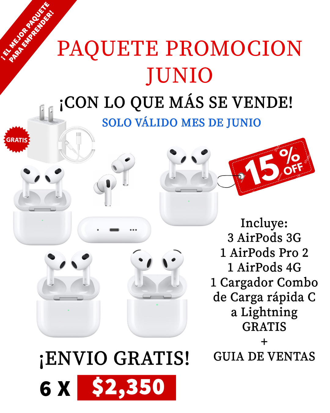 PAQUETE PROMOCIÓN JUNIO