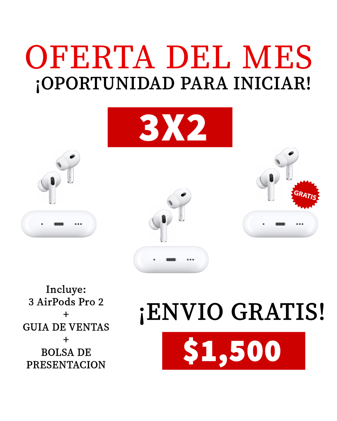 AIRPODS PRO 2 3X2